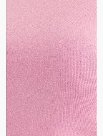 Camisola de alças curta com decote halter e recorte hiccup
