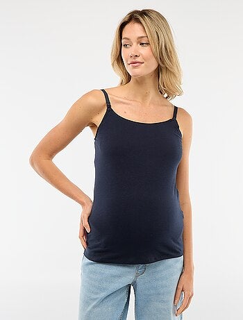 Camisola de alças de amamentação