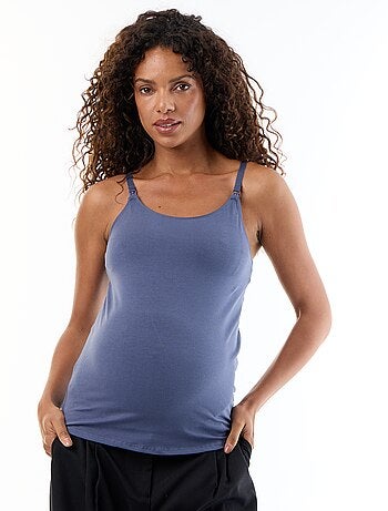 Camisola de alças de amamentação