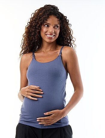 Camisola de alças de amamentação