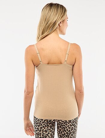 Camisola de alças de amamentação