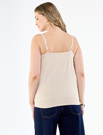 Camisola de alças de amamentação