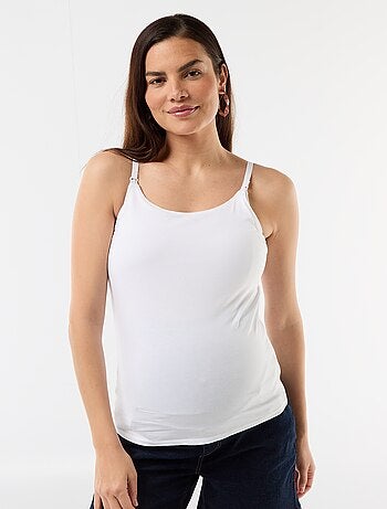 Camisola de alças de amamentação