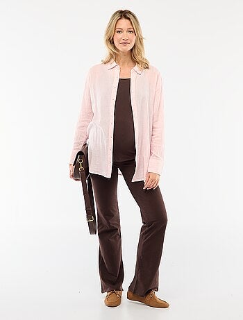 Camisola de alças de amamentação