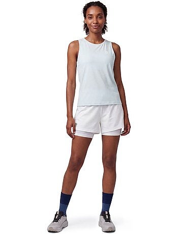 Camisola de alças de trail running para mulher