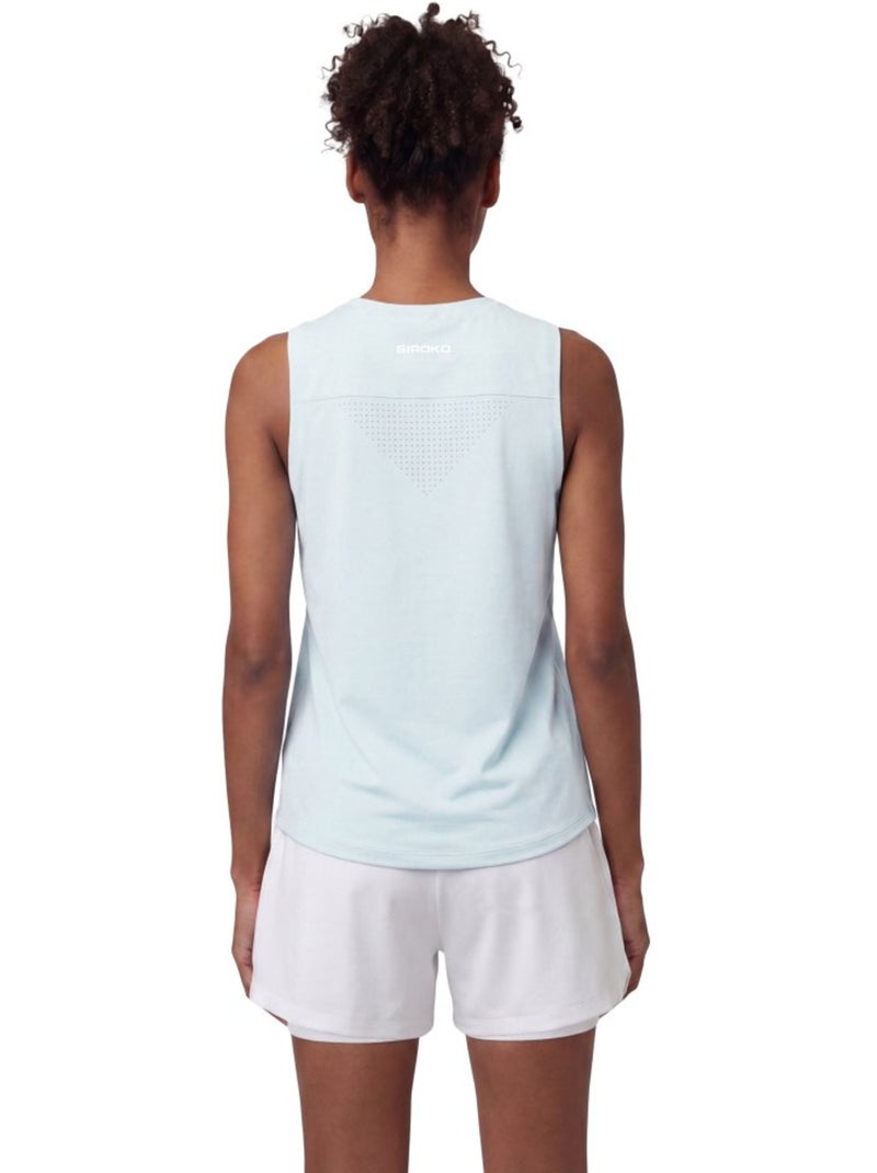 Camisola de alças de trail running para mulher Azul - Kiabi