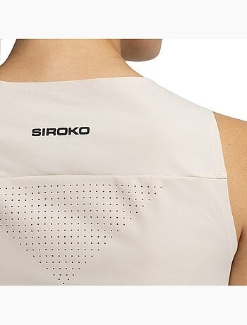 Camisola de alças de trail running para mulher