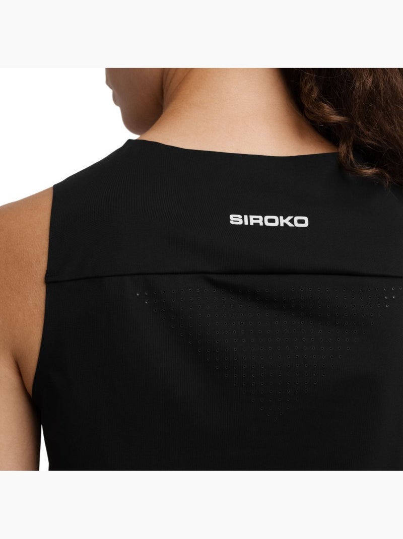 Camisola de alças de trail running para mulher Preto - Kiabi