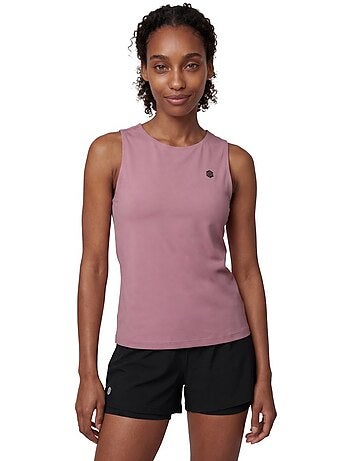 Camisola de alças de trail running para mulher