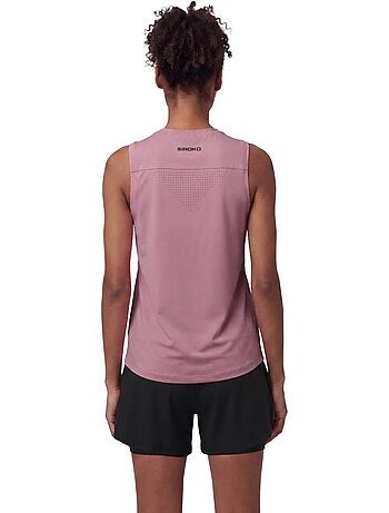 Camisola de alças de trail running para mulher