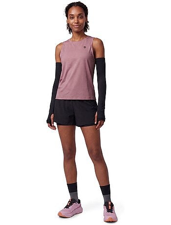 Camisola de alças de trail running para mulher