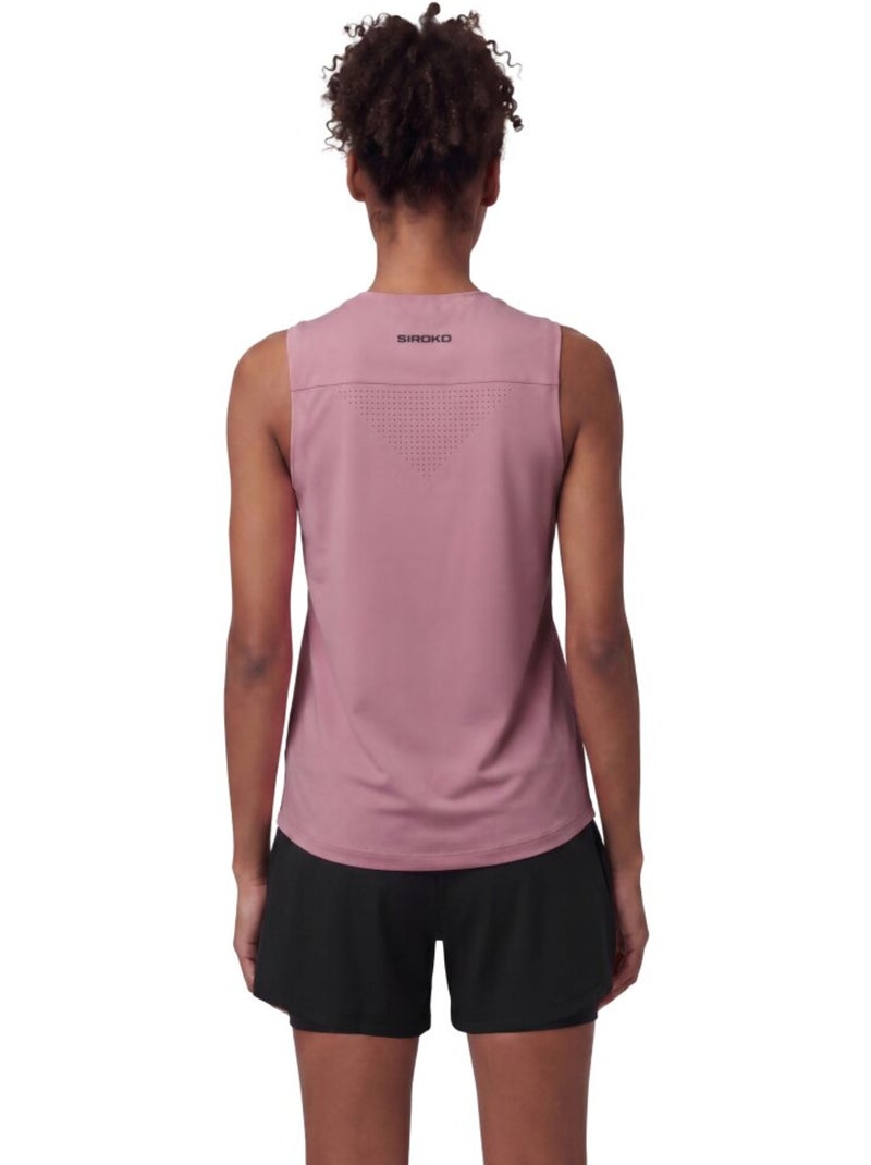 Camisola de alças de trail running para mulher Roxo - Kiabi