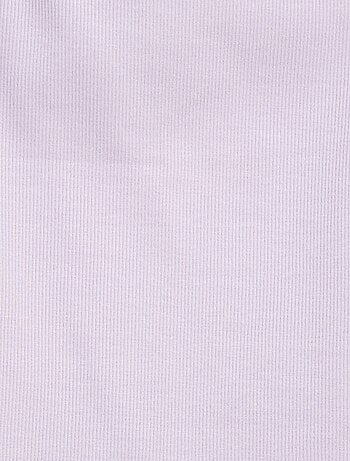 Camisola de alças fina lisa com canelado