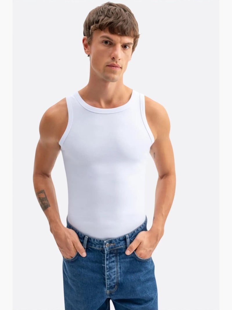 Camisola de alças giesto Branco - Kiabi