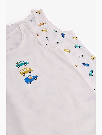 Camisola de alças menino capybaras with cars estampada carros penti