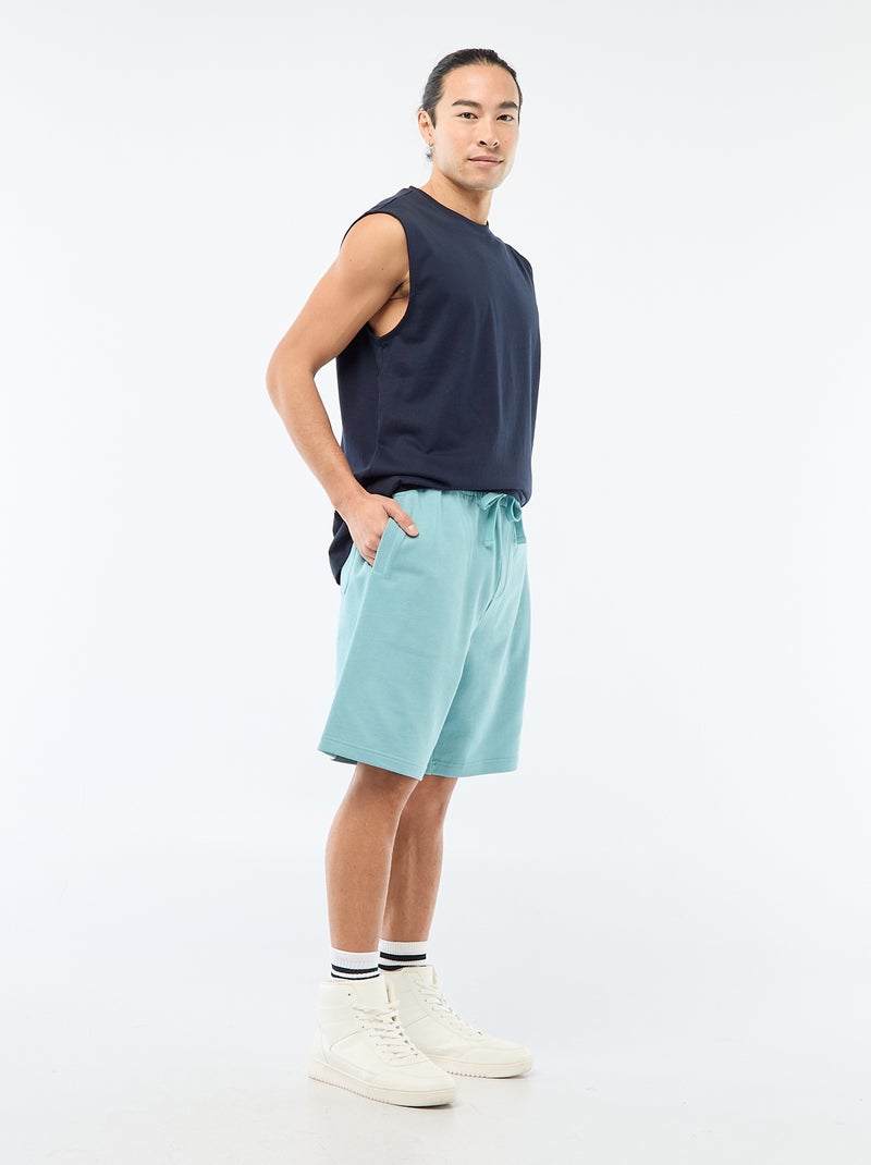 Camisola de algodão Azul - Kiabi