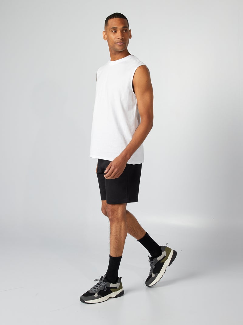Camisola de algodão Branco - Kiabi