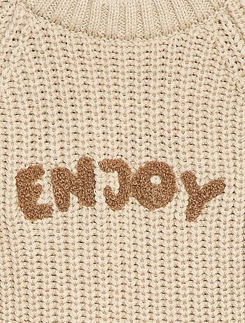 Camisola de algodão em malha perlada