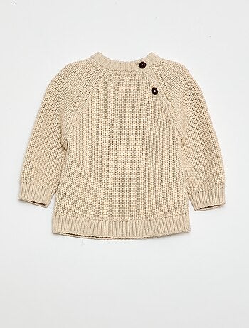 Camisola de algodão em malha perlada