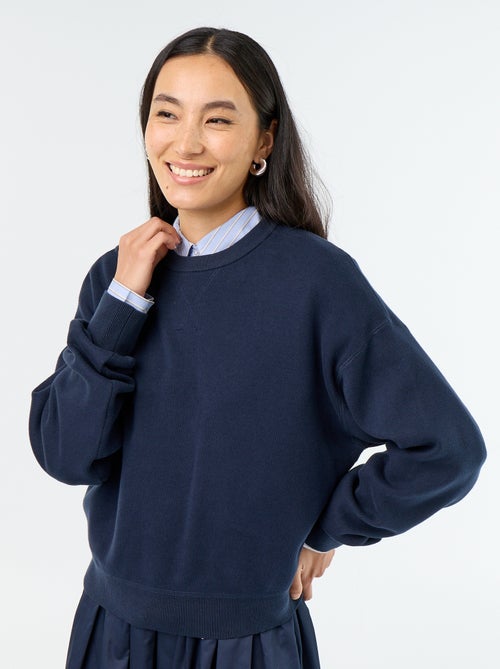 Camisola de algodão grosso - Kiabi