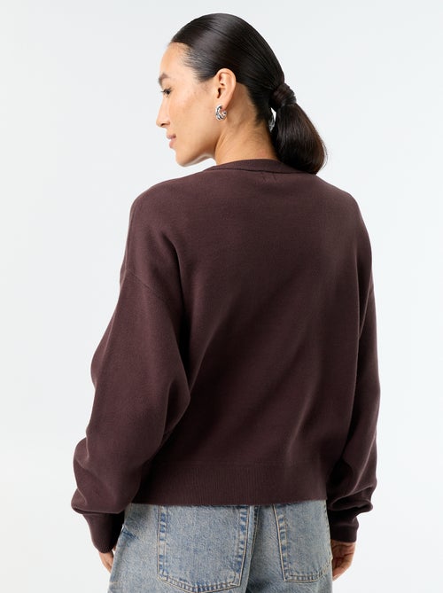 Camisola de algodão grosso - Kiabi