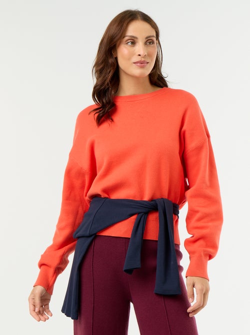 Camisola de algodão grosso - Kiabi