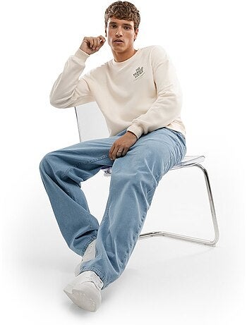 Camisola de algodão orgânico para homem