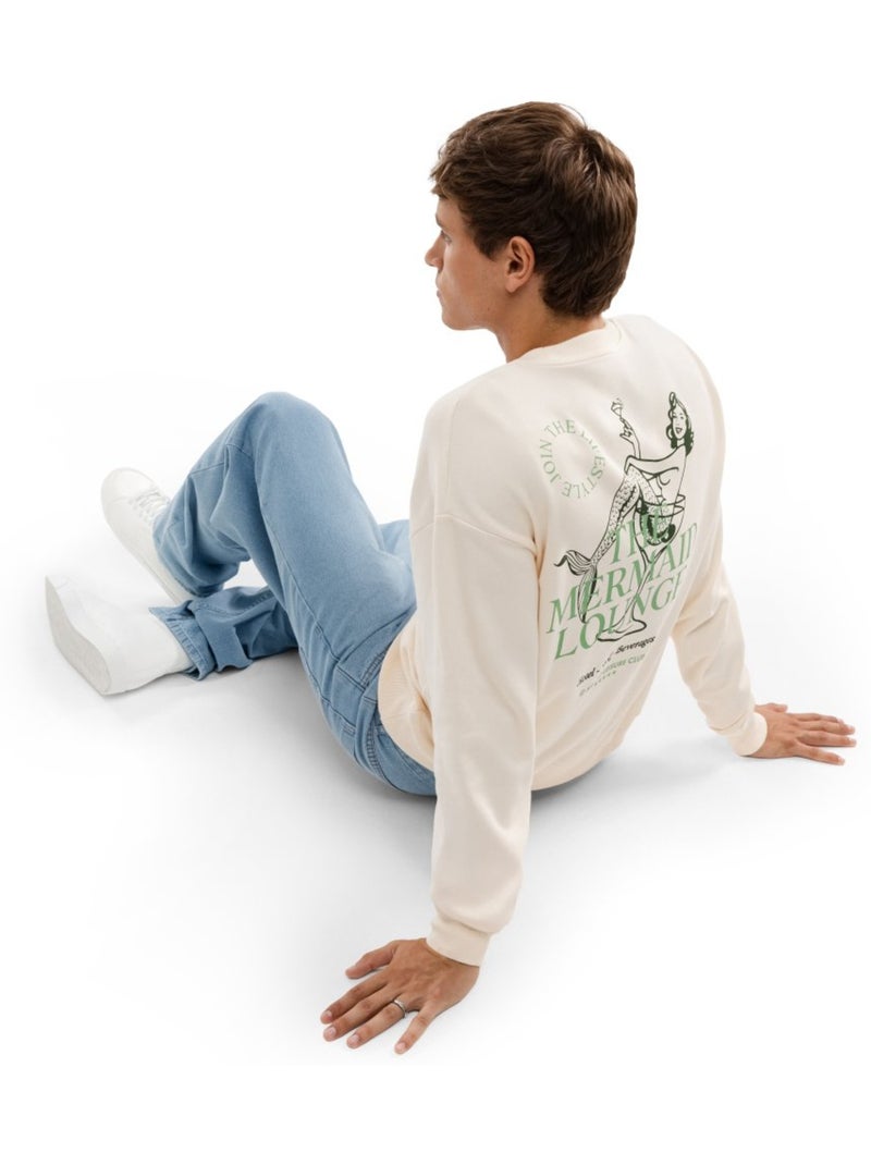 Camisola de algodão orgânico para homem Bege - Kiabi