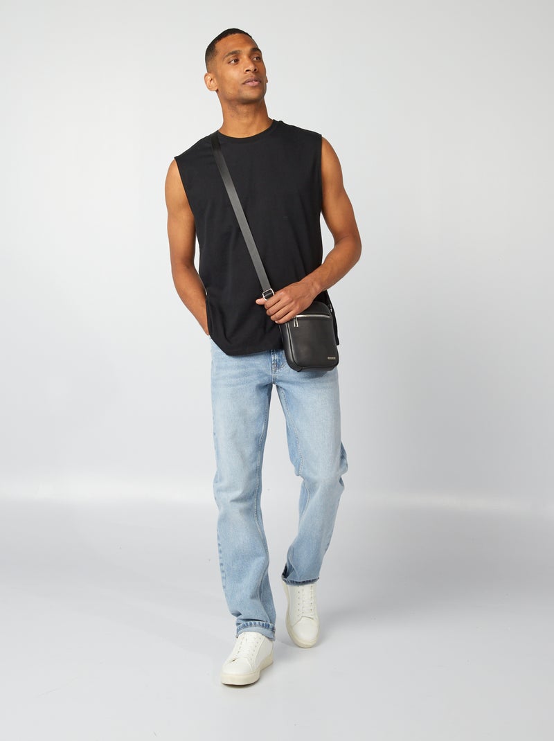 Camisola de algodão Preto - Kiabi