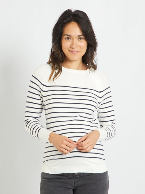 Camisola de amamentação com fecho - Kiabi