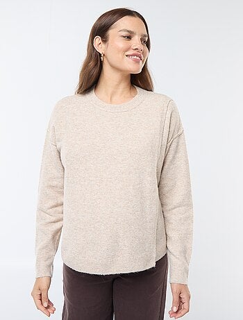 Camisola de amamentação de malha suave