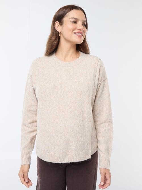 Camisola de amamentação de malha suave - Kiabi