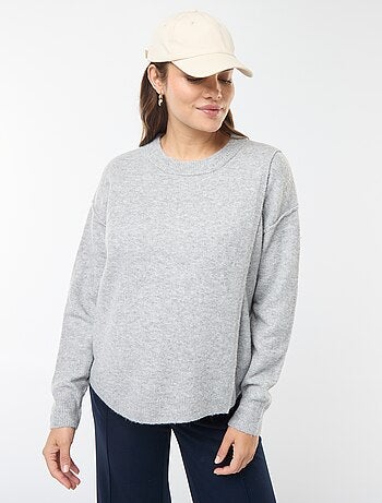 Camisola de amamentação de malha suave