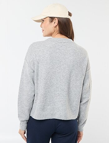 Camisola de amamentação de malha suave