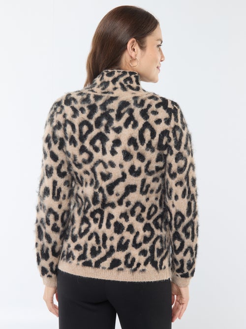 Camisola de amamentação estampado leopardo - Kiabi