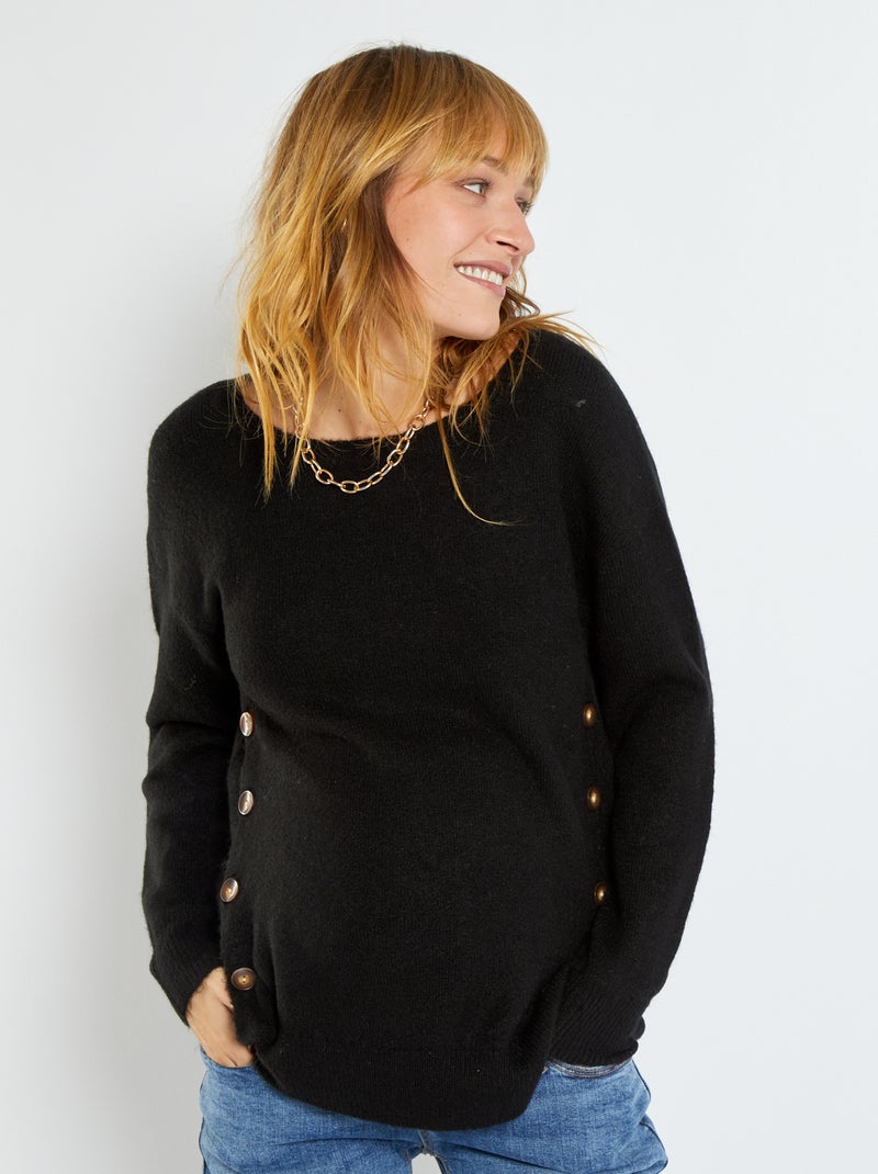 Camisola de amamentação Preto - Kiabi