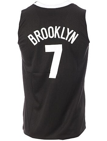 Camisola de Basquetebol Brooklyn 7 Preta para Homem Sport Zone