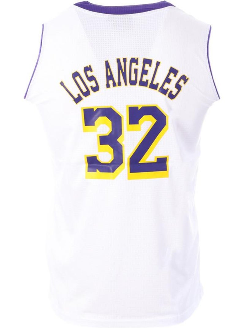 Camisola de Basquetebol Los Angeles 32 Branca para Homem Sport Zone Branco - Kiabi