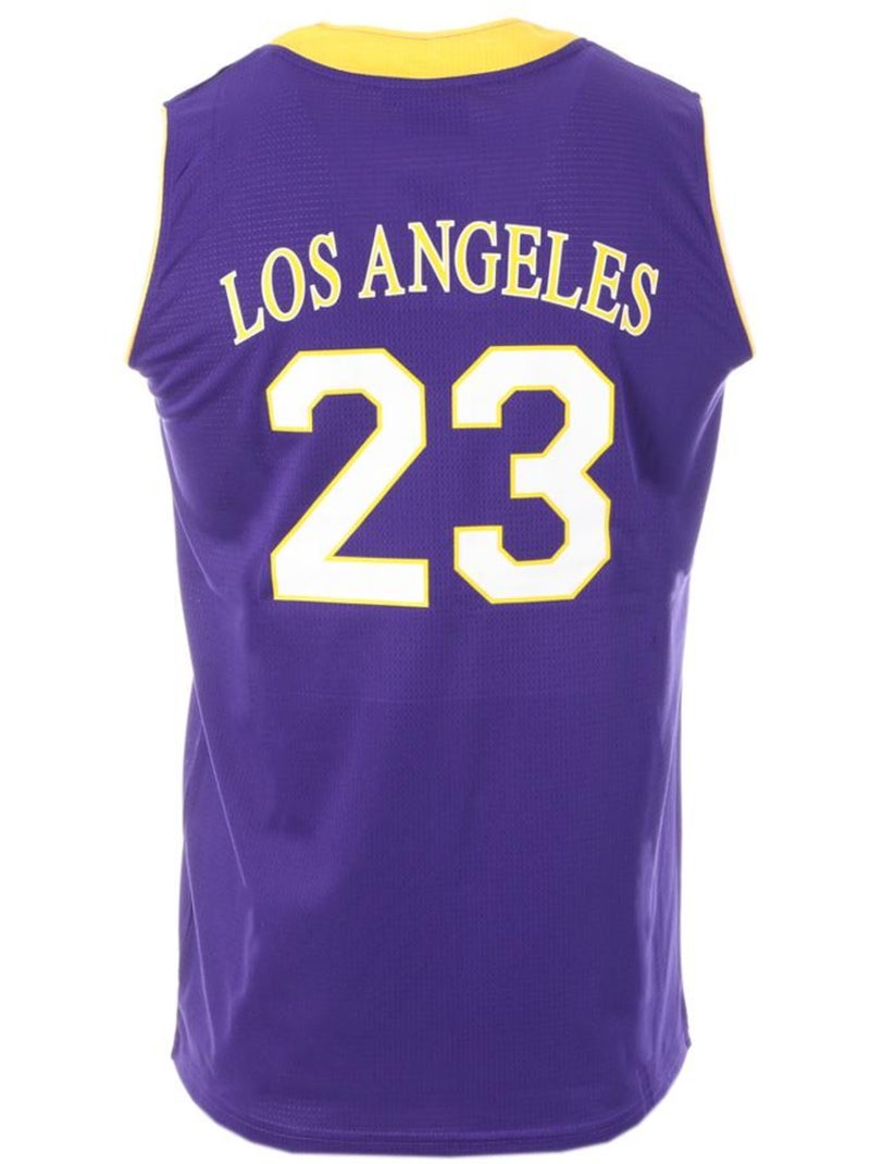 Camisola de Basquetebol Los Angeles Roxo/Amarelo Homem Sport Zone Roxo - Kiabi