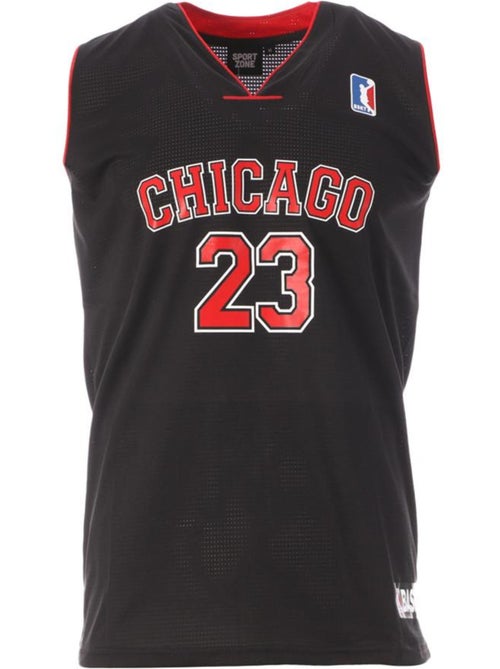Camisola de Basquetebol Masculina Chicago 23 Preta Sport Zone - Kiabi Camisola de Basquetebol Masculina Chicago 23 Preta Sport Zone - Kiabi