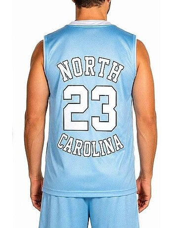 Camisola de basquetebol masculina miami azul sport zone north carolina