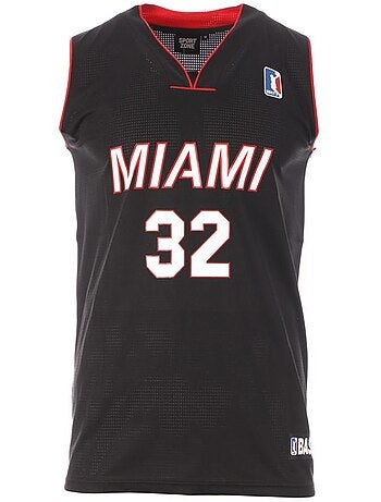 Camisola de Basquetebol Masculina Sport Zone Miami 32 Preta