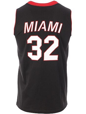 Camisola de basquetebol masculina sport zone miami 32 preta