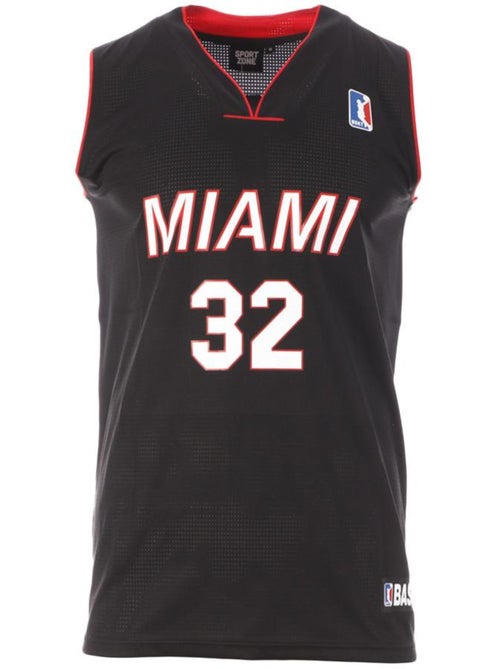 Camisola de Basquetebol Masculina Sport Zone Miami 32 Preta - Kiabi Camisola de Basquetebol Masculina Sport Zone Miami 32 Preta - Kiabi