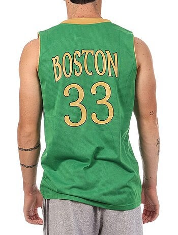 Camisola de Basquetebol Masculina Verde Sport Zone Tank Boston 33
