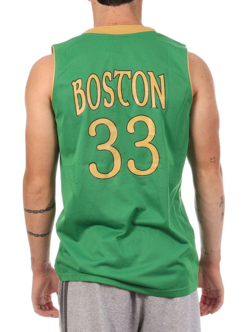 Camisola de Basquetebol Masculina Verde Sport Zone Tank Boston 33 Verde - Kiabi