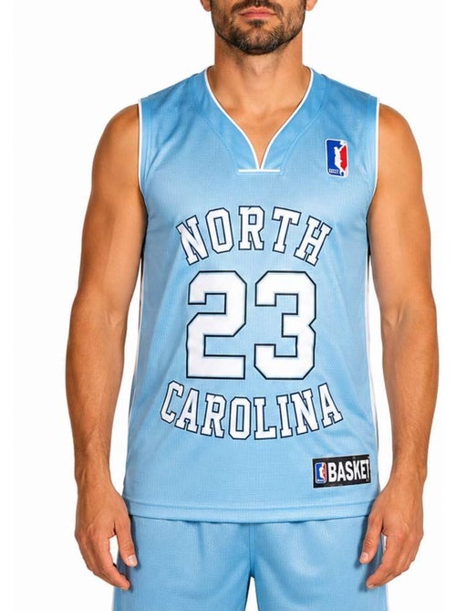 Camisola de Basquetebol Miami Azul para Homem Sport Zone - Kiabi Camisola de Basquetebol Miami Azul para Homem Sport Zone - Kiabi