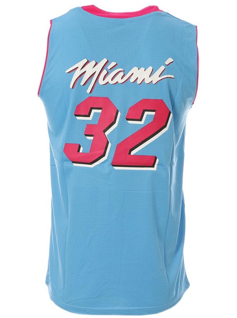 Camisola de Basquetebol Miami Azul/Rosa para Homem Sport Zone Rosa - Kiabi