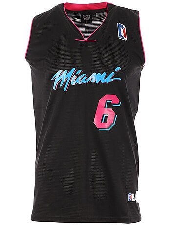 Camisola de Basquetebol Miami Sport Zone Preta