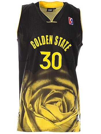 Camisola de Basquetebol Preta para Homem Golden State Sport Zone